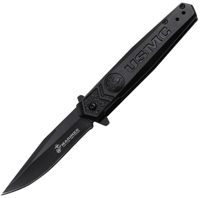USMC Linerlock A/O Black U - Usmc