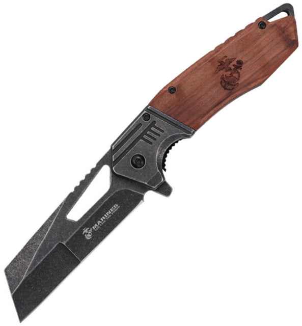 USMC Linerlock A/O Brown U - Usmc