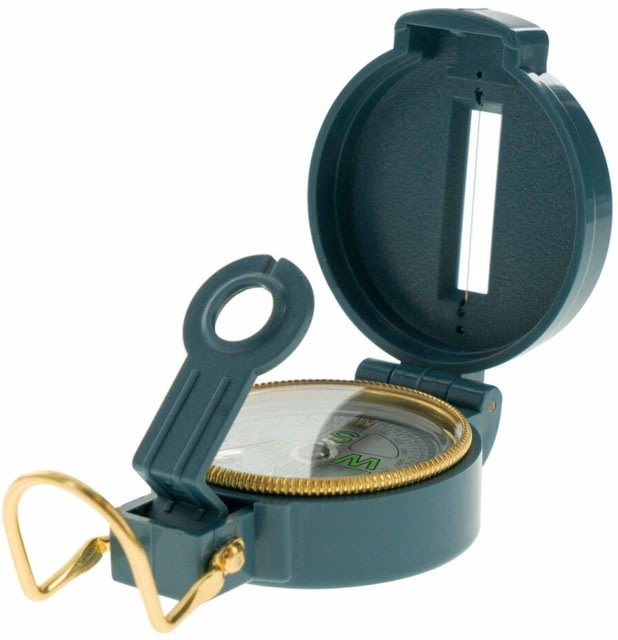 UST Lensatic Compass Blue