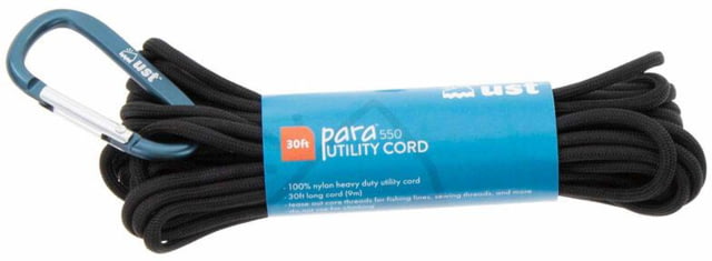UST Para 1100 Hank 30 foot Heavy Duty Paracord Black