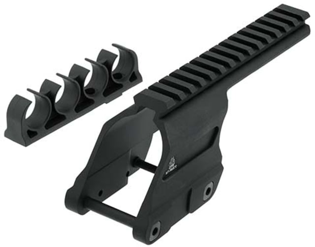 Leapers UTG Pro 870 Optic Mount 12 Gauge Scope Mount Black - Leapers Utg