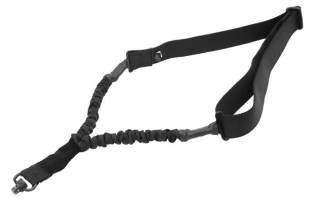 Leapers UTG Single Point Bungee Sling with QD Sling Swivel Black - Leapers Utg