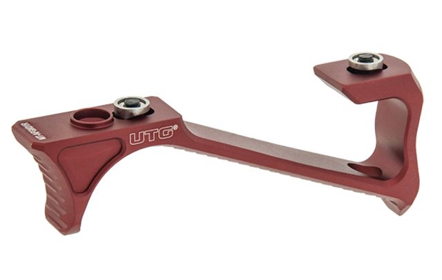 Leapers UTG Ultra Slim Angled Foregrip Keymod Matte Red - Leapers Utg