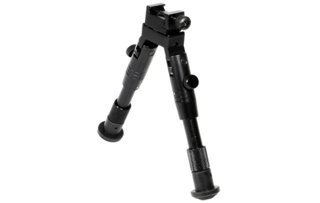 USED Leapers UTG Shooter's SWAT Bipod Rubber Feet 6.2in-6.7in Center Height Black TL-BP28S EDEMO5 Used Condition Fair - Leapers Utg