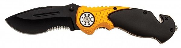 Utica Kutmaster Series Heavy Duty Rescue Knife Black - Utica