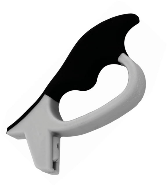 Utica Sharpener 5" overall Black and gray ABS handle with finger guard - Utica