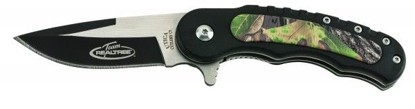 Utica Team Realtree Series Ball Bearing Assisted Opening Folding Knife Black/Camouflage - Utica