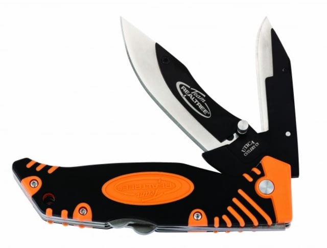 Utica Team Realtree Series Changeable Blade Folding Knife Orange/Black - Utica