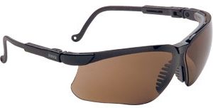Uvex Genesis Protective Eyewear Bacou-Dalloz Black Frame Espresso Lens - Single Set EA - Uvex
