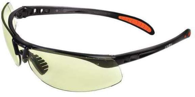 UVEX Protg Safety Glasses Black/SCT-Low IR - Uvex