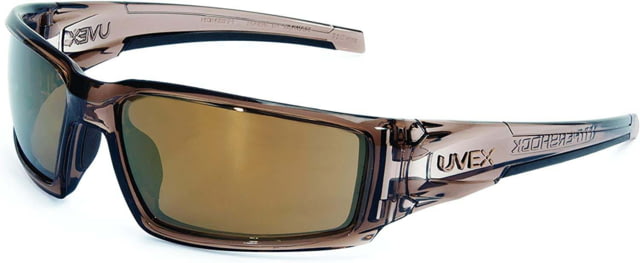 UVEX Uvex Hypershock Glasses Smoke Brown Frame/Gold Mirror HC Lens - Uvex