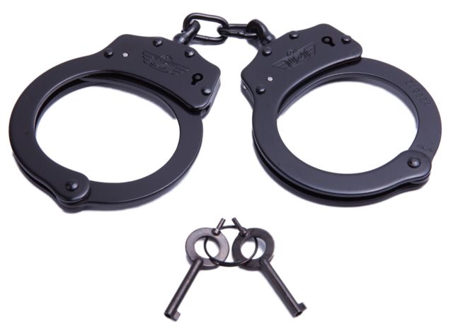UZI Chain Handcuff Black - UZI-HC-C-B - Uzi