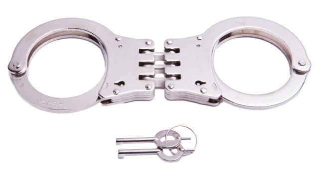 UZI Hinged Handcuff Stainless Steel - Uzi