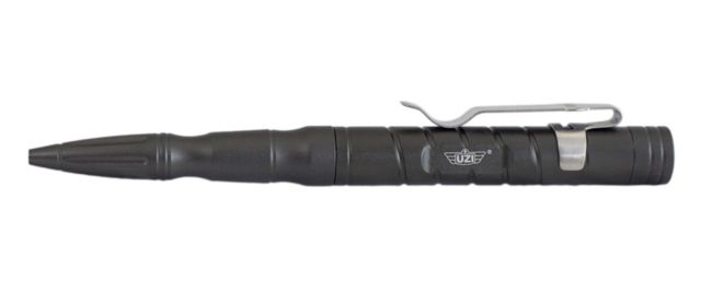 Uzi Tactical Defender Pen w/LED Light Gun Metal