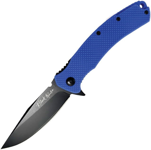 V NIVES Black Rambo Utility Linerlock VNI34FPBBL - V Nives