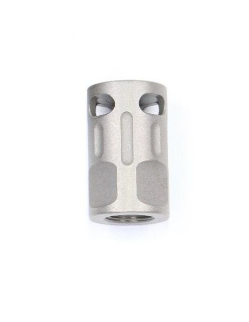 V Seven 5.56 Micro Brake 1/2 X 28 Satin Stainless - V Seven