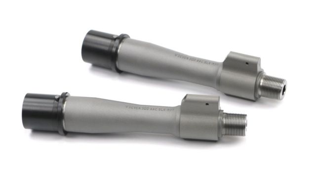 V Seven 300 AAC Blackout Stainless Match Medium Contour 5.5 inch 1-7 Twist 5/8x24 Thread 416R 300 AAC Blackout Stainless Steel 300M7T 5.5