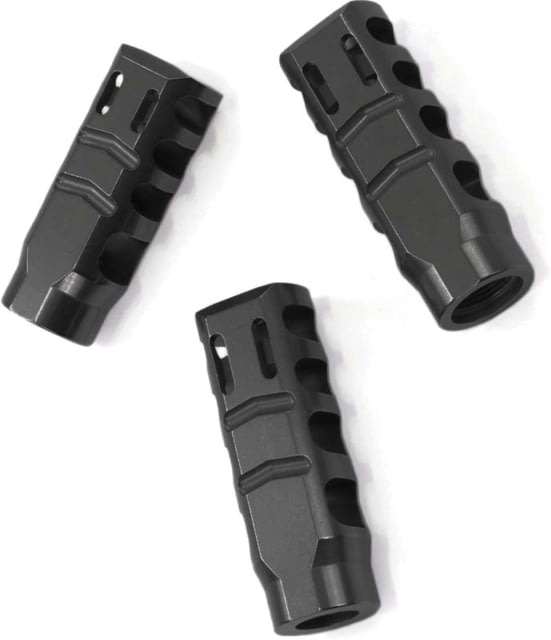 V Seven Competition Muzzle Brake 7.62/6.8 mm 5/8x24 Black TI MBCOMP 7.62/6.8BLK - V Seven