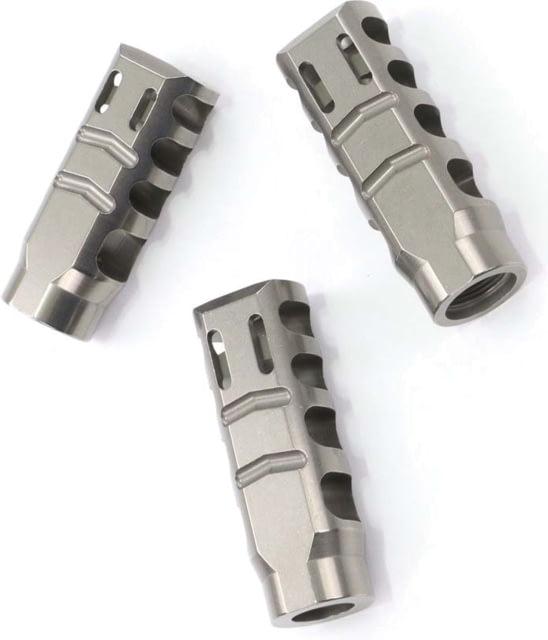 V Seven Competition Muzzle Brake 7.62/6.8 mm 5/8x24 Raw TI MBCOMP 7.62/6.8 - V Seven