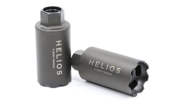 USED V Seven Helios Linear Compensator 5/8 X 32 For 458 SOCOM DLC Black Finish MBHE458 BLK EDEMO2 Used Condition Fair - V Seven