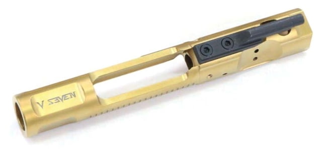 V Seven Tin Gold 5.56 AR-15/M16 Carrier w/Properly Staked Gas Key 8620 Alloy 16.5 in - V Seven