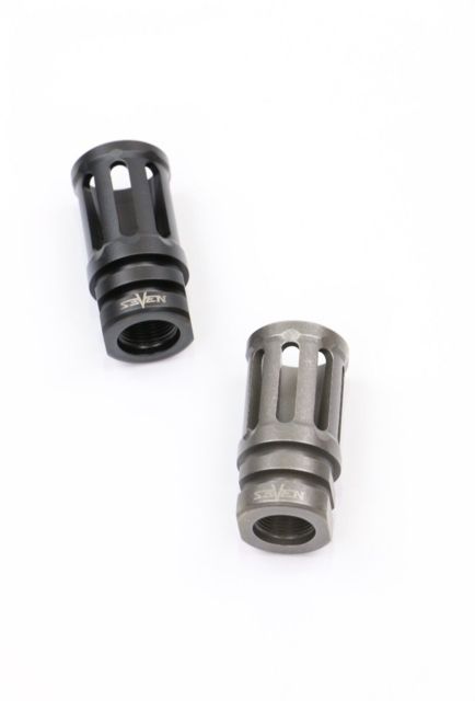 V Seven Titanium A2 Style Comp 5.56 Raw Titanium - V Seven