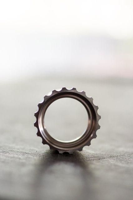 V Seven Titanium Gi Barrel Nut Raw GI BNUT