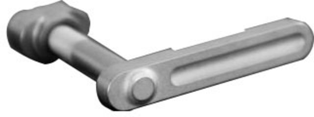V Seven Titanium Mag Catch/Release w/Button - Lines Raw - V Seven