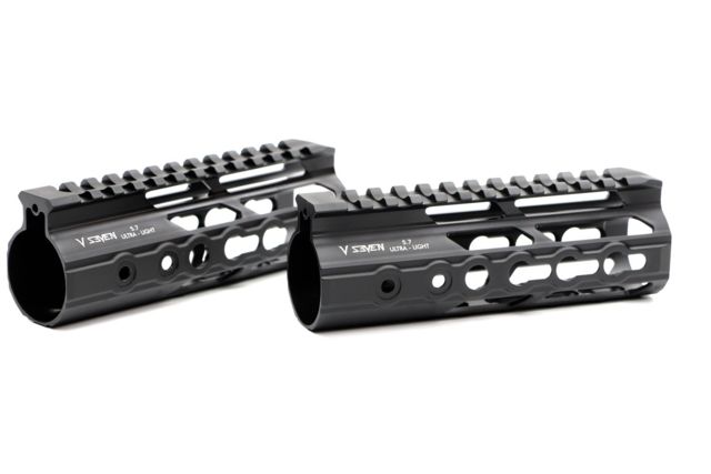 V Seven AR-15 Ultra-Light Lithium Aluminum Handguard 5in Keymod ULIGHT 5KM - V Seven