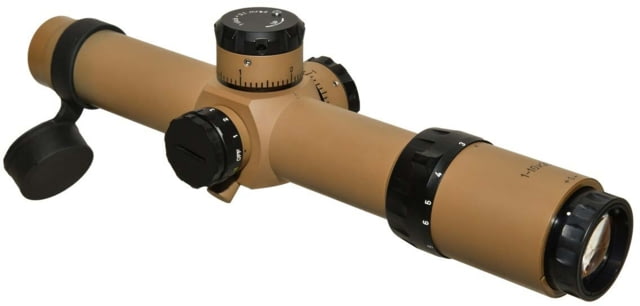 Valdada LTS-2 Rifle Scope 1-10x26 35mm Tube First Focal Plane Mil/Mil Circle Dot X1 Illum Desert Sand VAL-Tac scope 12 - Valdada