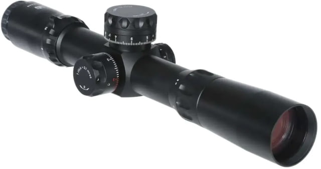 Valdada Spyder Compact Tactical Rifle Scope 9-36x44 35mm Tube Second Focal Plane MOA/MOA MP-8 Xtreme X1 Illum Black VAL-9-36x44 Tactical - Valdada