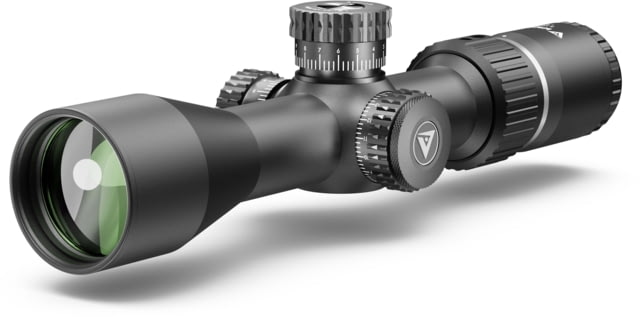 Valiant Optics Themys SF Compact Rifle Scope 3-12x42mm 30mm Tube Second Focal Plane Mil HFT MRAD Reticle Black - Valiant Optics