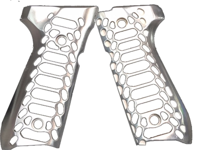Valkyrie Dynamics Beretta 92/96 - Skeleton Grips Brushed - Valkyrie Dynamics