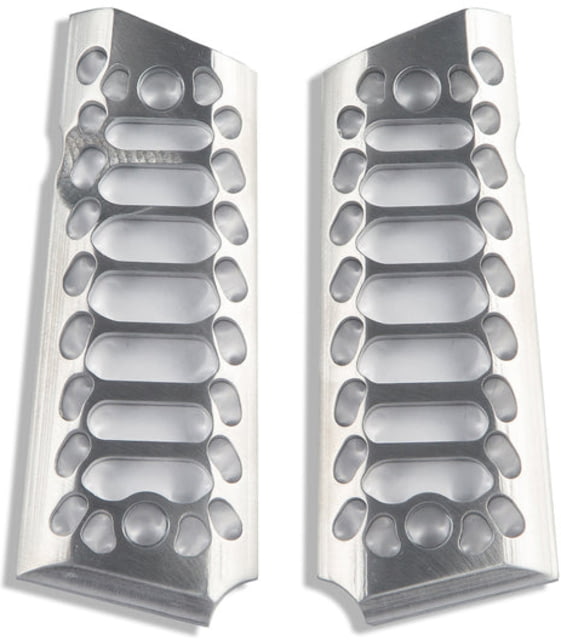 Valkyrie Dynamics Cobra Skeleton Officers1911 Grips Brushed Compact/Officers - Valkyrie Dynamics