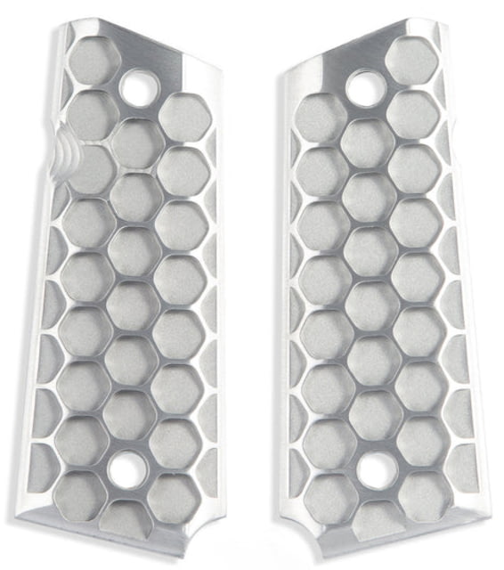 Valkyrie Dynamics Hive Officers 1911 Grips Brushed Compact/Officers - Valkyrie Dynamics