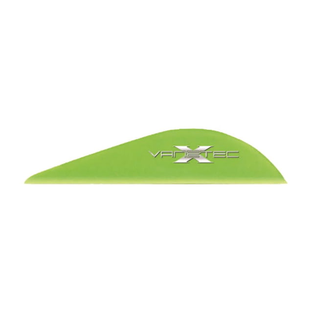 Vanetec Super Spine Vane Flo Green 1.8 in. 100 pk. - Vanetec