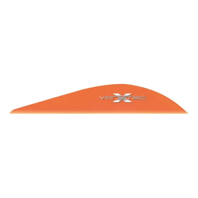 Vanetec Super Spine Vane Flo Orange 2.3 in. 100 pk. - Vanetec