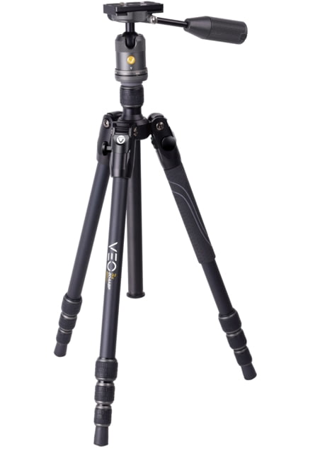 Vanguard Veo3X Lightweight Compact Travel Kit with 4-in-1 Aluminum Tripod Ball Head Monopod Bluetooth Remote SPC Black - Vanguard