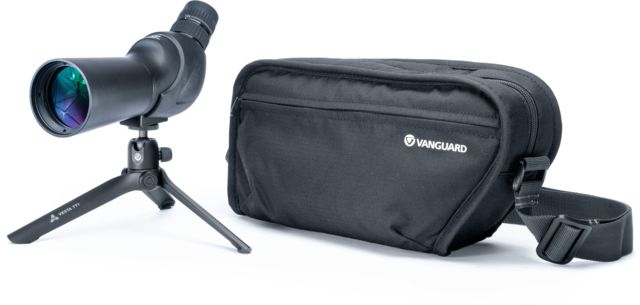 Vanguard Vesta 350A 12-45x50mm Angled Spotting Scope Kit w/ Tabletop Tripod and Soft-Sided Carrying Bag Black Vesta 350A - Vanguard