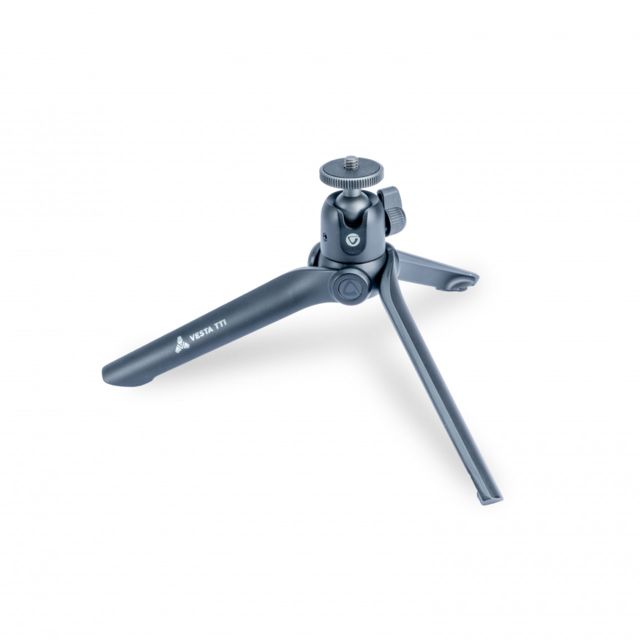 Vanguard Vesta TT1 Aluminum Tabletop Tripod w/ Smart Phone Holder Black Vesta TT1 BP - Vanguard