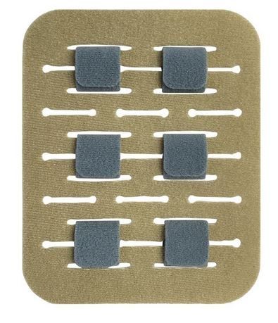 Vanquest Gear MOHL-AIR MOLLE Hook & Loop Adapter Panel Coyote Tan Small - Vanquest Gear