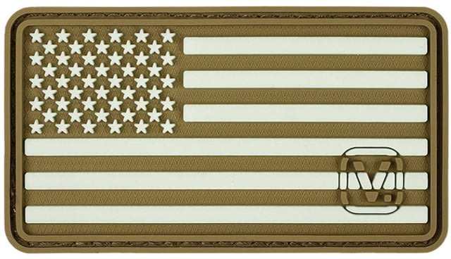 Vanquest Gear US Flag / Left-Star - Glow In The Dark Patch Coyote Tan - Vanquest Gear