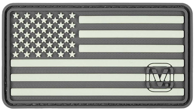 Vanquest Gear US Flag / Left-Star - Glow In The Dark Patch Wolf Gray - Vanquest Gear