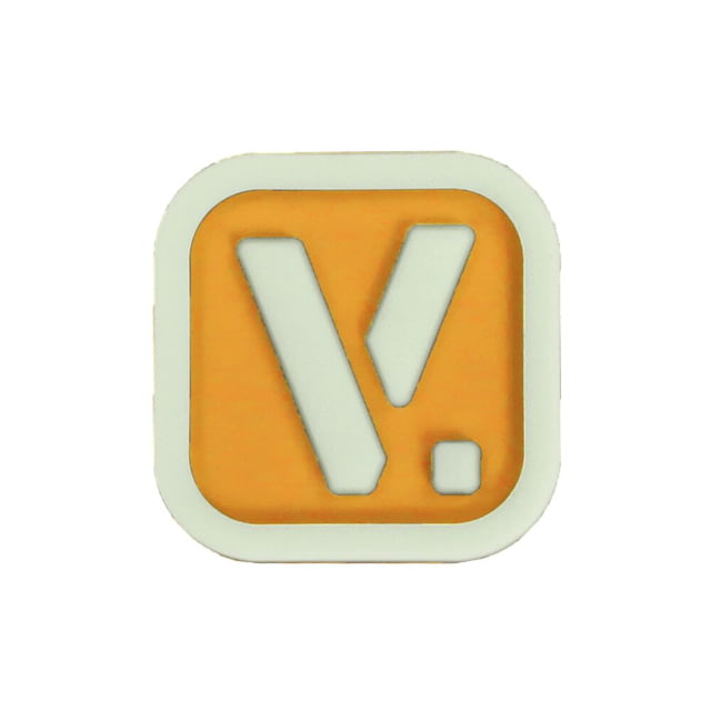 Vanquest Gear Vanquest V Logo - Glow In The Dark Patch Orange - Vanquest Gear