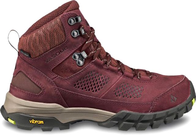 Vasque Talus AT Ultradry Hiking Shoes - Women's Rum Raisin/Green Glow 6.5 Medium 065