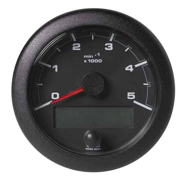 VDO 3-3/8" 85mm OceanLink NMEA 2000 Tach - 5000 RPM - Black Dial & Bezel