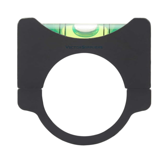 Vector Optics ACD Mount Ring 30mm/ 25.4mm Tube 6063-T6 Matte w/ Top Level Bubble Black - Vector Optics