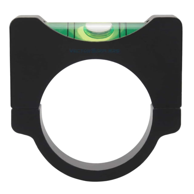 Vector Optics ACD Mount Ring 35mm Tube 6063-T6 Matte w/ Top Level Bubble Black - Vector Optics
