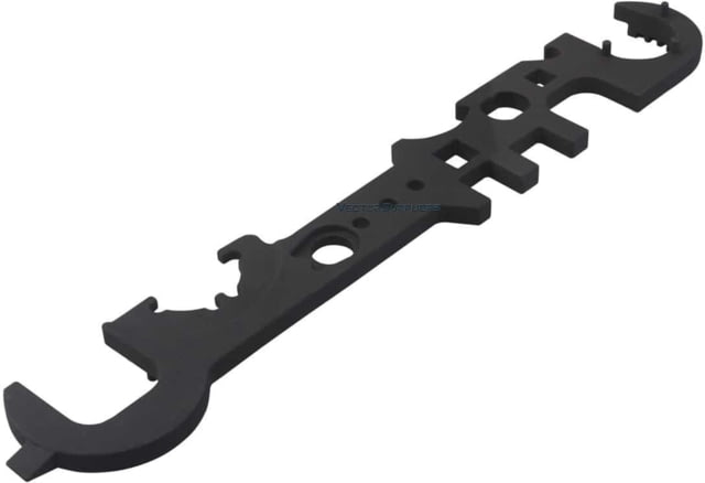 USED Vector Optics Armorer's Barrel Wrench AR-15/ M4 5.56mm NATO/ .223 #45 Steel Black SCTK-02 EDEMO5 Used Condition Fair - Vector Optics