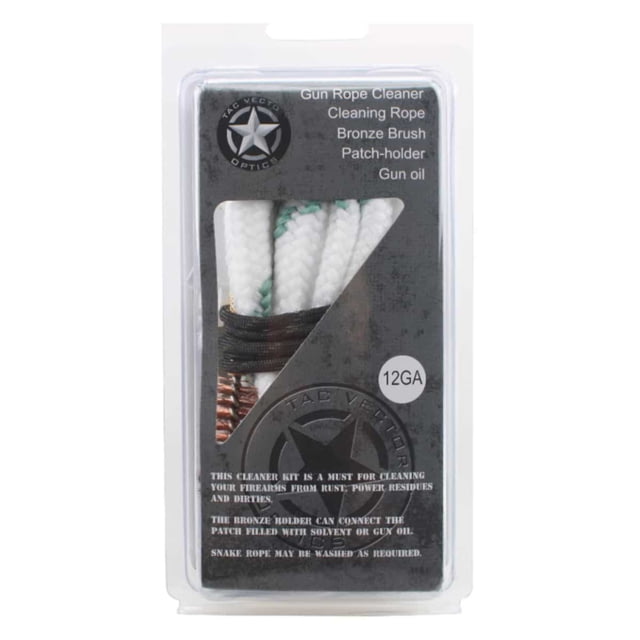 Vector Optics BoreSnake Shotgun Cleaning Kit 12 GA Black - Vector Optics